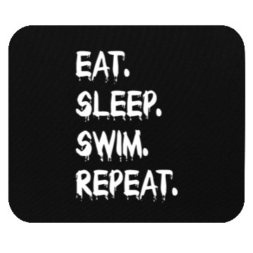 Discover Eat Sleep Swim Mouse Pads