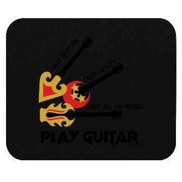 Discover PLAY GUITAR Mouse Pads