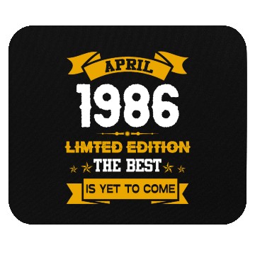 Discover April 1986 Birthday Surprise Mouse Pads