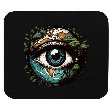 Discover Hug the Earth - Climate Crusader Mouse Pads