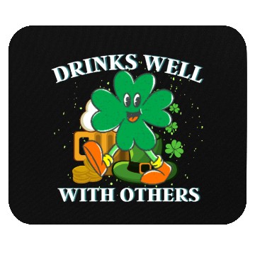 Discover Drinks Well With Others St. Patrick's DayT-Mouse Pads