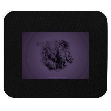 Discover Wolf #3 (Purple) Mouse Pads