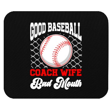 Discover Baseball Coach Wife Professional Mom Instructor Mouse Pads