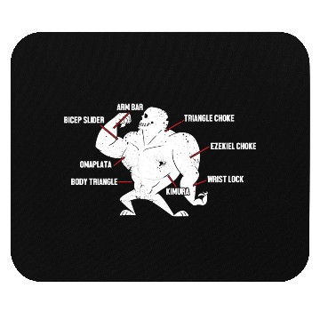 Discover Jiu Jitsu Techniques Funny Martial Arts Bjj Mouse Pads