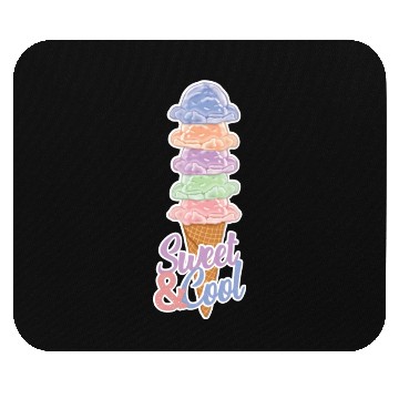 Discover Sweet And Cool Ice Cream Mouse Pads