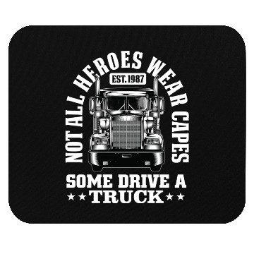 Discover Not All Heroes Wear Capes Mouse Pads