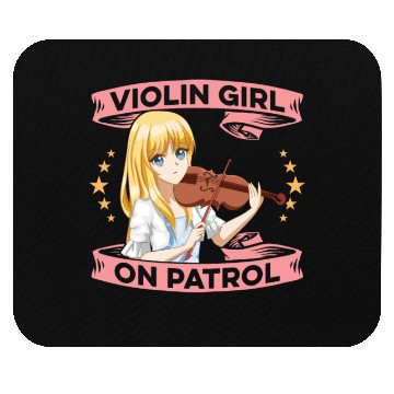 Discover Violin Violinist Girl Mouse Pads