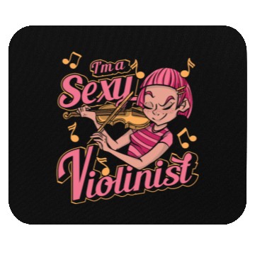 Discover Violin Violinist Mouse Pads