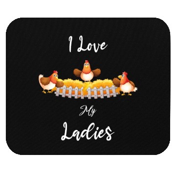 Discover Chicken Chicks Eggs Farmer Mouse Pads