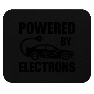 Discover Electric Vehicle Electric Car Powered By Electrons Mouse Pads