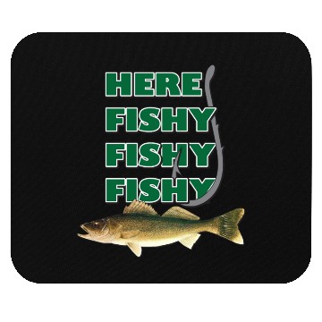 Discover Let's go fishing Mouse Pads