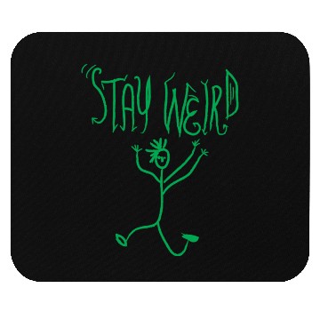 Discover stay weird Mouse Pads