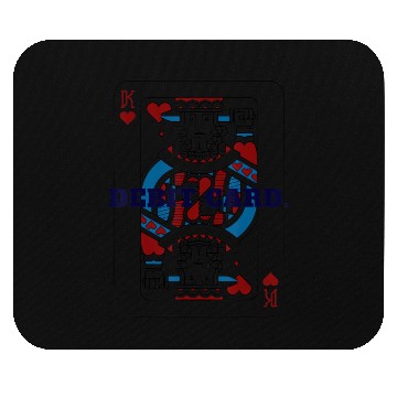 Discover DEBIT CARD King of Hearts Playing Card Mouse Pads