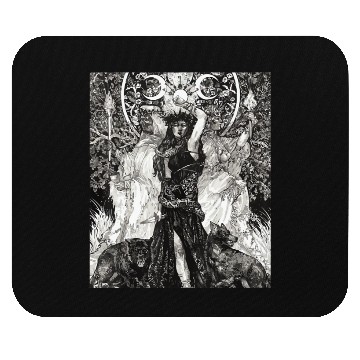 Discover The Goddess Hecate Tarot Card Triple Wiccan Pagan Mouse Pads