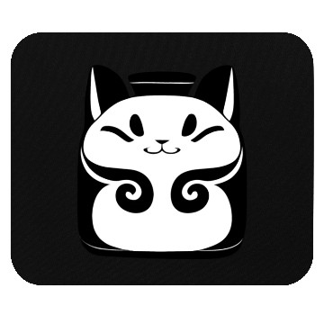 Discover Maneki Neko Symbol of Luck Mouse Pads