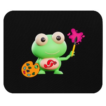 Discover Frog was a paint Mouse Pads