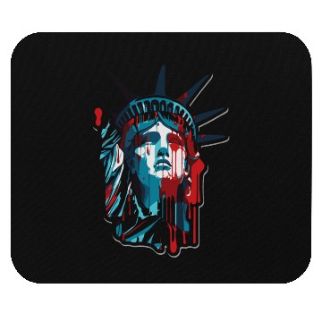 Discover Color Drops Lady Liberty Mouse Pads