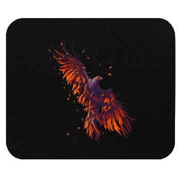 Discover Hawk flying Mouse Pads