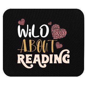 Discover Wild About Reading Leopard Print Book Lover Mouse Pads