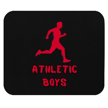 Discover athletic boys Mouse Pads