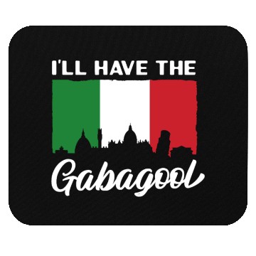 Discover I'll Have The Gabagool Italian Pride Italy Flag Mouse Pads
