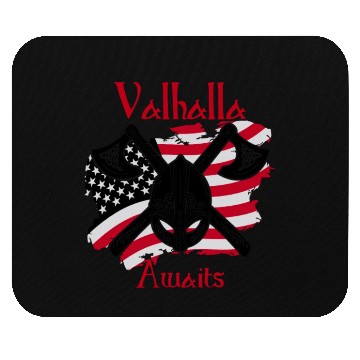 Discover Valhalla Awaits Mouse Pads