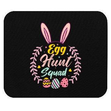 Discover Egg Hunt Squad Hunting Season Funny Easter Day Mouse Pads