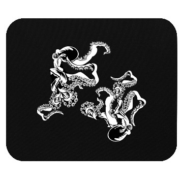 Discover octopus alive Mouse Pads