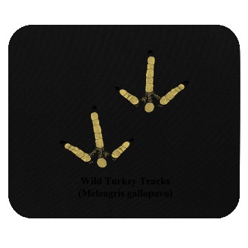 Discover Wild Turkey Tracks Mouse Pads