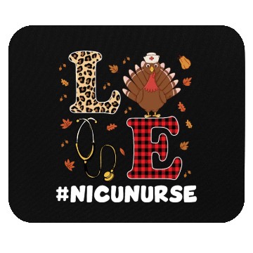 Discover Cute NICU Nurse Thanksgiving Mouse Pads