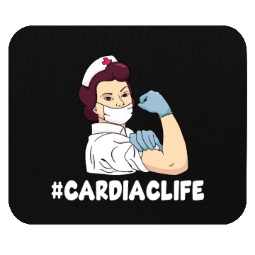 Discover Cardiac Life Nurse Mouse Pads