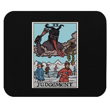 Discover Judgement by Krampus Mouse Pads