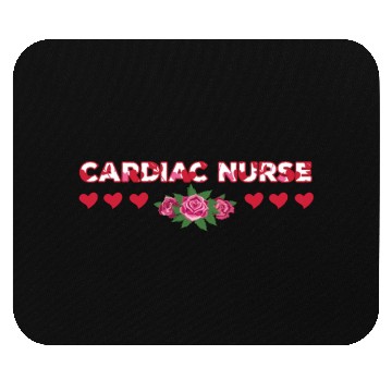 Discover Cute Cardiac Nurse Apparel Mouse Pads