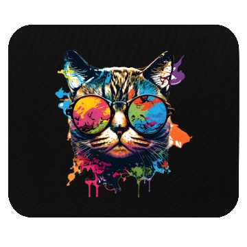 Discover Sunglass Cat Mouse Pads