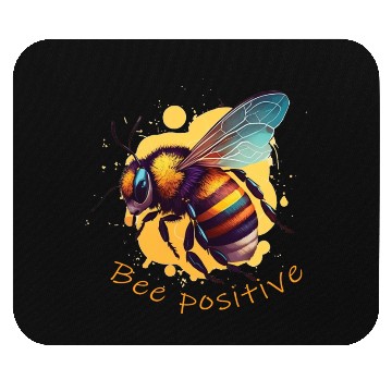 Discover Bee positive Mouse Pads