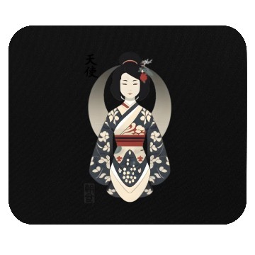 Discover Japan Classic Women Geisha Mouse Pads