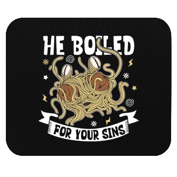 Discover Atheist Atheism Flying Spaghetti Pastafarianism Mouse Pads