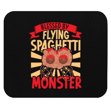 Discover Atheist Atheism Flying Spaghetti Pastafarianism Mouse Pads
