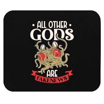 Discover Atheist Atheism Flying Spaghetti Pastafarianism Mouse Pads