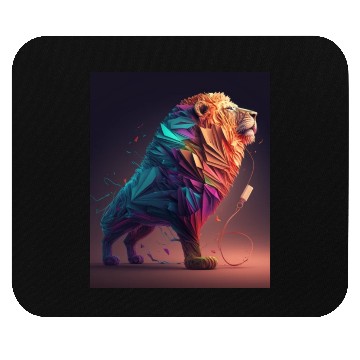 Discover lion Mouse Pads