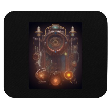 Discover Steampunk AI design Mouse Pads