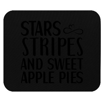 Discover Stars Stripes and sweet Apple Pies Mouse Pads