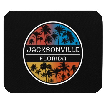 Discover Jacksonville Florida Stylish Vacation Souvenir Mouse Pads