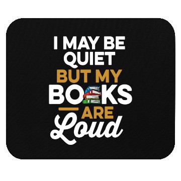 Discover Librarian Bookworm Book Nerd Reading Library Mouse Pads