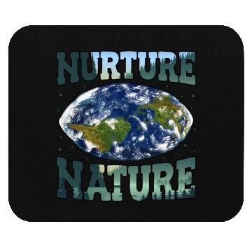Discover Nurture Nature Advocacy Environmental Awareness Mouse Pads