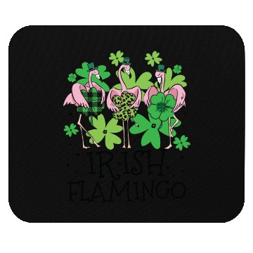 Discover Irish Flamingo Saint Patrick s Day Mouse Pads