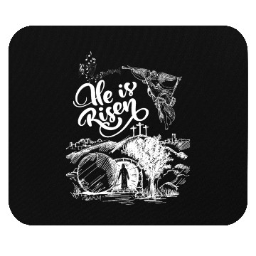 Discover He Is Risen- White Drawing Angel HD Mouse Pads