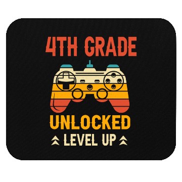Discover 4th Grade Unlocked Level Up Video Gamer Mouse Pads