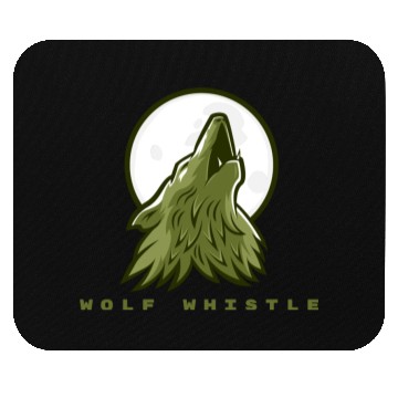 Discover wolf whistle Mouse Pads