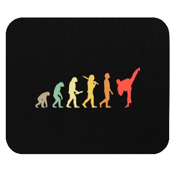 Discover Retro Karate Evolution Gift For Karateka Mouse Pads